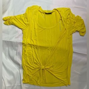 Yellow blouse